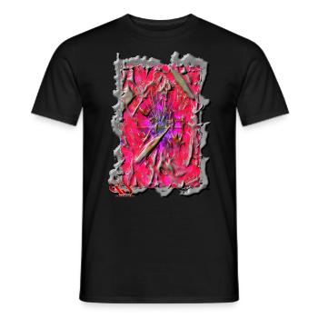Créateur 2025 T-Shirt ORIGINAL PAUKNER GRNA - T-shirt homme - noir - Devant - AI Model Male 178 light (178cm)