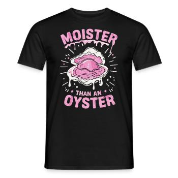 Saftige Auster - Männer T-Shirt - Schwarz - Vorne - AI Model Male 178 light (178cm)