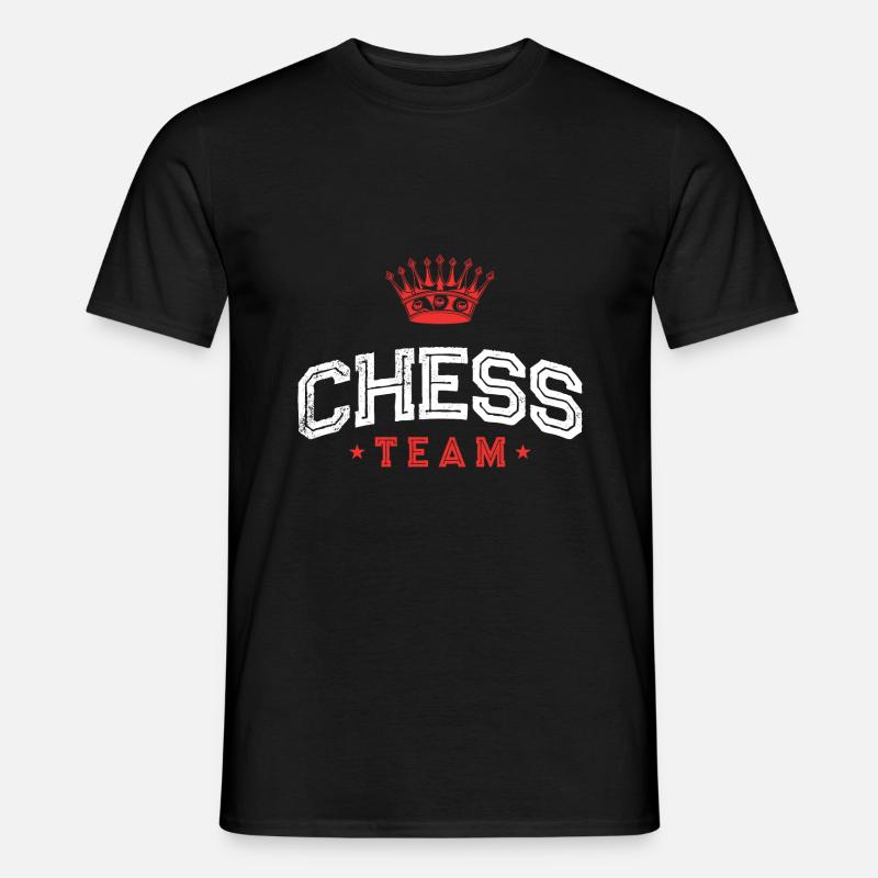 Chess Team - Männer T-Shirt - Schwarz