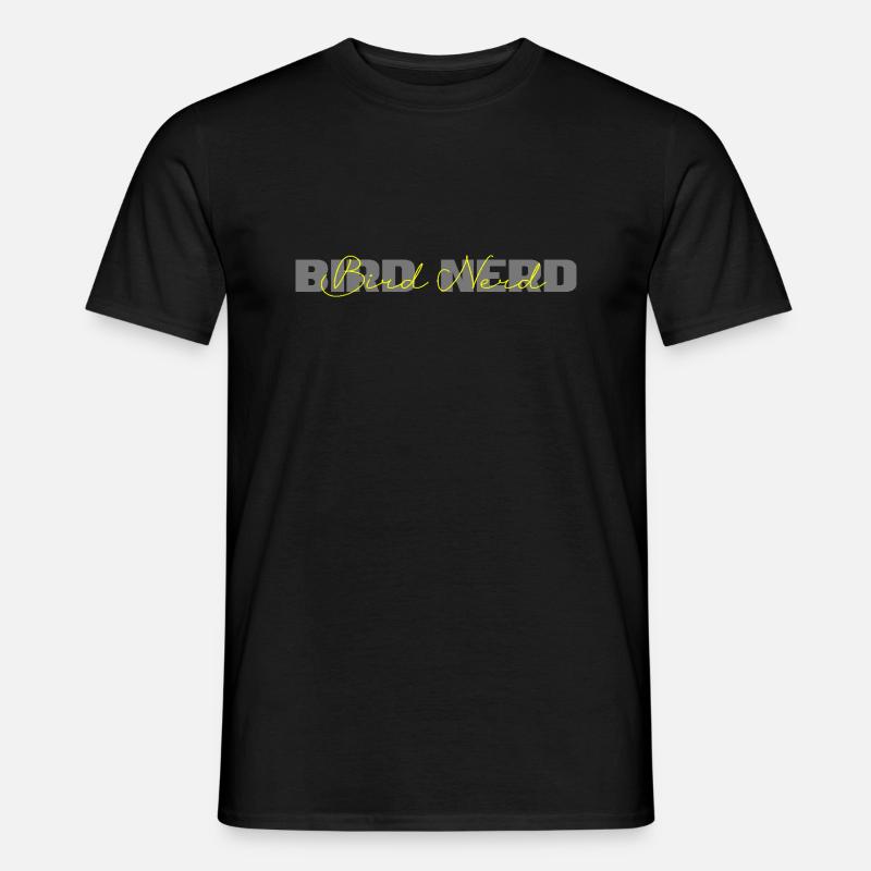 Bird Nerd - Männer T-Shirt - Schwarz