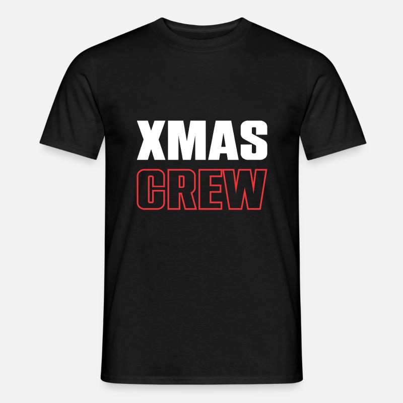 Xmas Crew - Männer T-Shirt - Schwarz