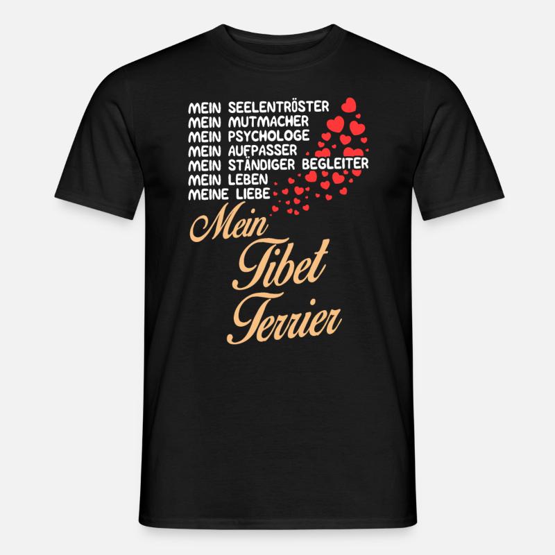 Tibet-Terrier - Mein - Männer T-Shirt - Schwarz