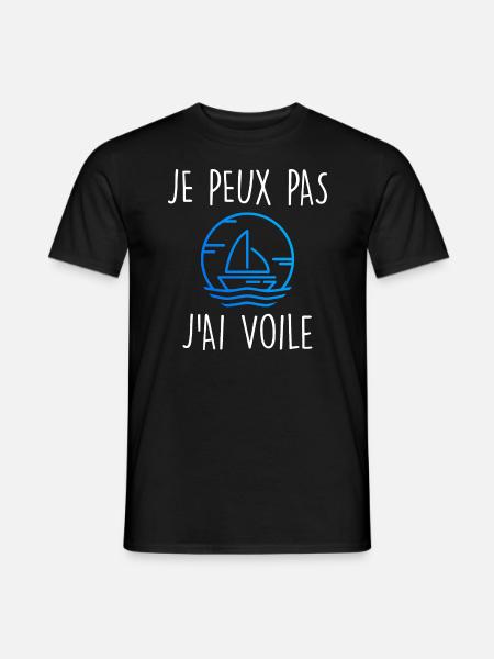 Je peux pas j'ai voile - T-shirt homme - noir