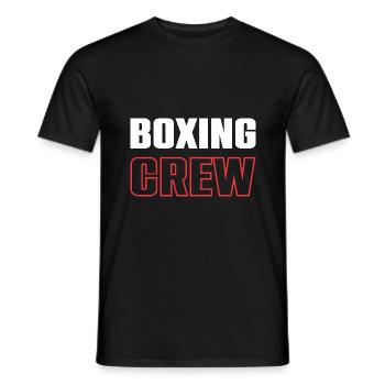 Boxing Crew - Men's T-Shirt - black - Front - AI Model Male 178 light (178cm)