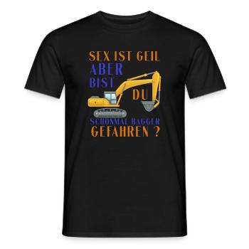 Bagger Shirt • Bagger fahren • Bagger Geschenke - Männer T-Shirt - Schwarz - Vorne - AI Model Male 178 light (178cm)