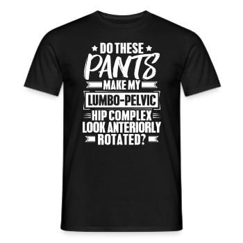 Physiotherapie Physiotherapeut Physiotherapeutin - Männer T-Shirt - Schwarz - Vorne - AI Model Male 178 light (178cm)