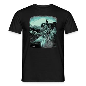 Preikestolen # Troll # Norvège - T-shirt homme - noir - Devant - AI Model Male 178 light (178cm)