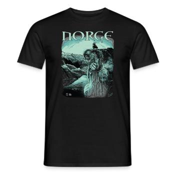 Preikestolen # Troll # Norvège - T-shirt homme - noir - Devant - AI Model Male 178 light (178cm)