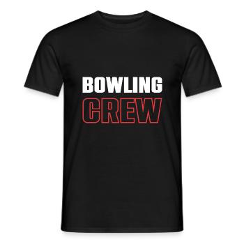 Bowling Crew - Men's T-Shirt - black - Front - AI Model Male 178 light (178cm)
