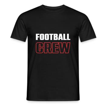 Équipe de football - T-shirt homme - noir - Devant - AI Model Male 178 light (178cm)