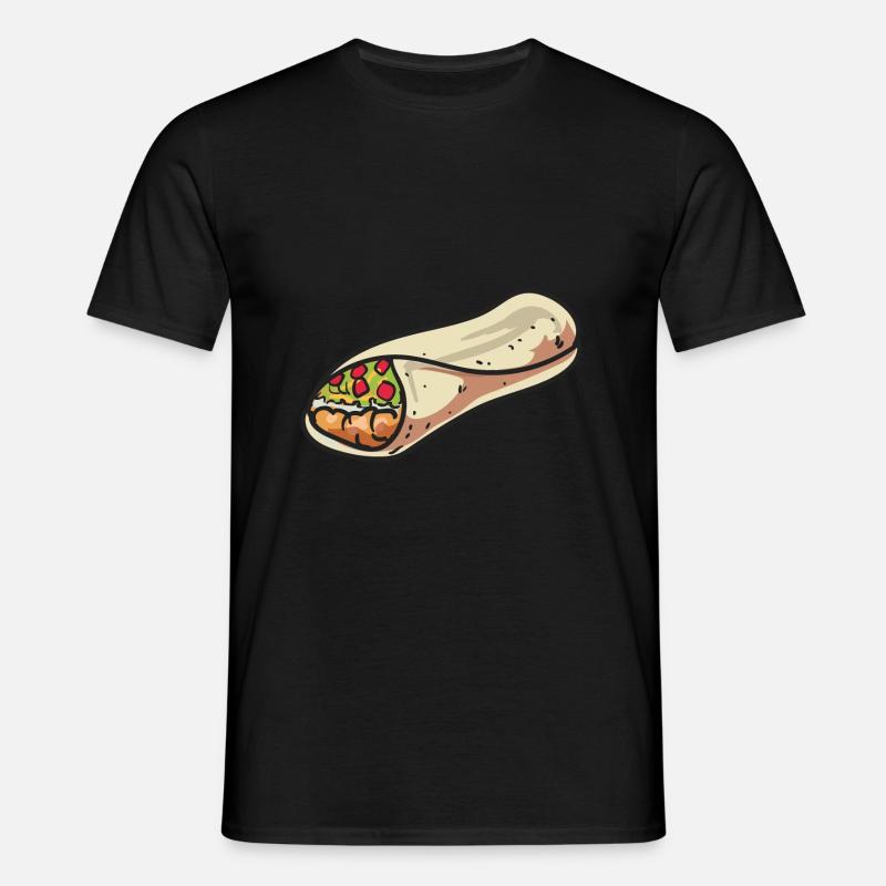 burrito - Men's T-Shirt - black