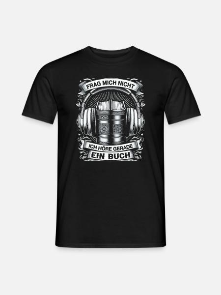Audio book - Men's T-Shirt - black