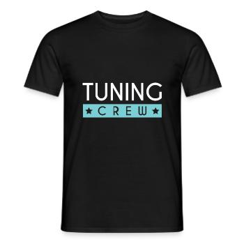 Équipe de réglage - T-shirt homme - noir - Devant - AI Model Male 178 light (178cm)