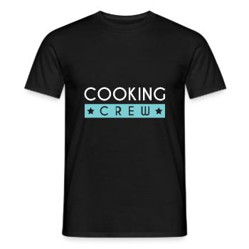Cooking Crew - Männer T-Shirt - Schwarz - Vorne - AI Model Male 178 light (178cm)