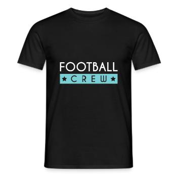 Équipe de football - T-shirt homme - noir - Devant - AI Model Male 178 light (178cm)