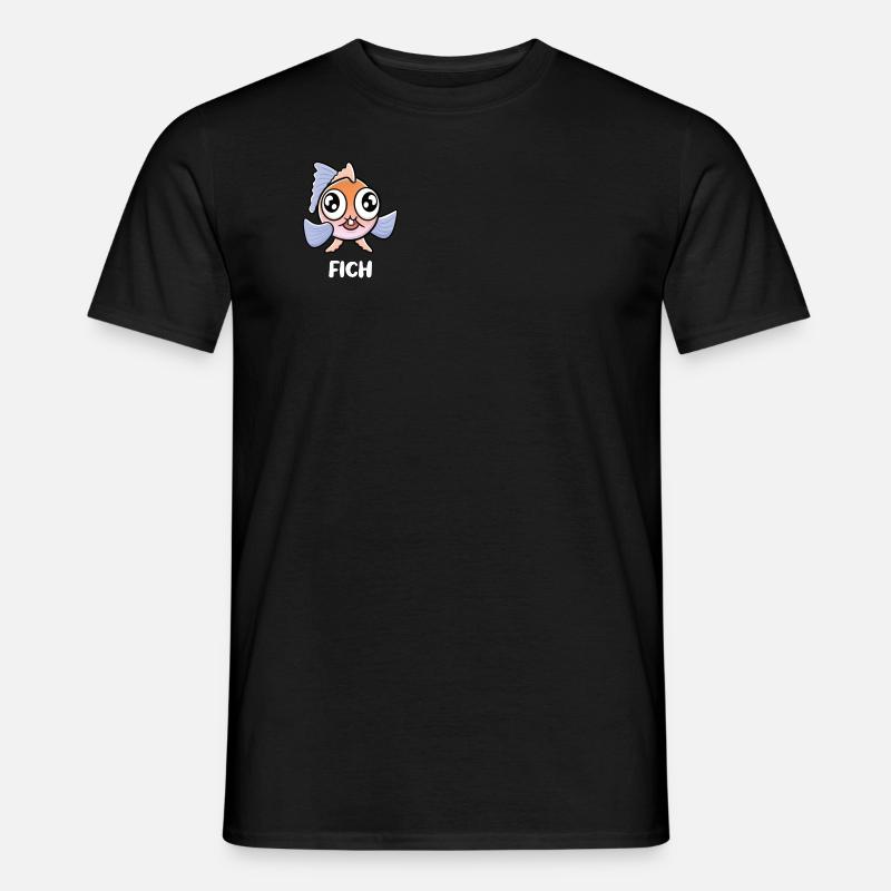 Es ist ein Fich - Männer T-Shirt - Schwarz