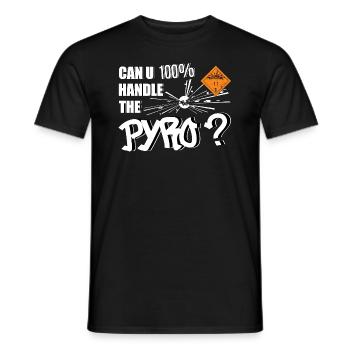 Pyro Fireworks - T-shirt homme - noir - Devant - AI Model Male 178 light (178cm)