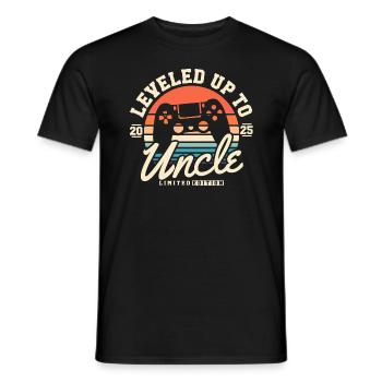 Ascended to Uncle 2025 - Men's T-Shirt - black - Front - AI Model Male 178 light (178cm)