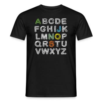 JONAS Vorname Outfit Einschulung Geburtstag Name - Männer T-Shirt - Schwarz - Vorne - AI Model Male 178 light (178cm)