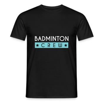 Équipe de badminton - T-shirt homme - noir - Devant - AI Model Male 178 light (178cm)