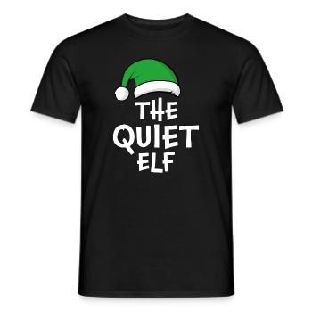 L’elfe tranquille - T-shirt homme - noir - Devant - AI Model Male 178 light (178cm)
