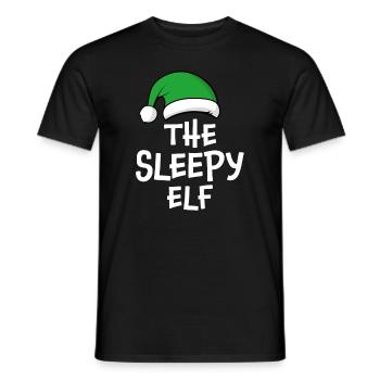 L’elfe endormi - T-shirt homme - noir - Devant - AI Model Male 178 light (178cm)