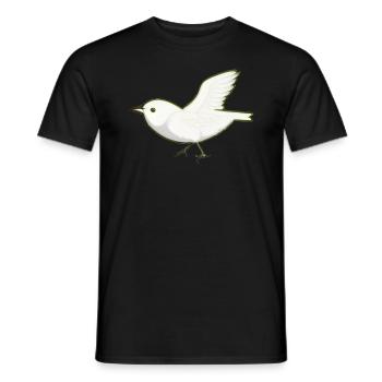 Bird Animal Wings Flying - Men's T-Shirt - black - Front - AI Model Male 178 light (178cm)