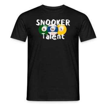 Billard Snooker Pool Spruch Sprüche - Männer T-Shirt - Schwarz - Vorne - AI Model Male 178 light (178cm)