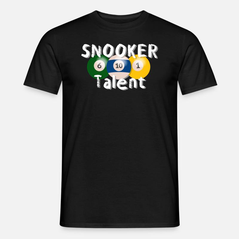 Billard Snooker Pool Spruch Sprüche - Männer T-Shirt - Schwarz