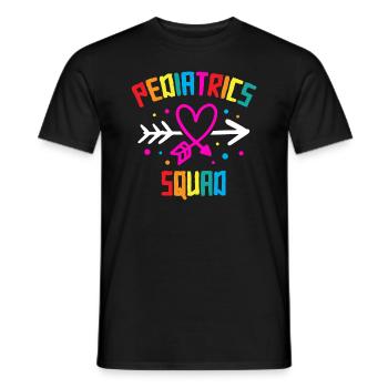 Pédiatrie Escouade Infirmière Soins Médicaux Enfants Cadeau - T-shirt homme - noir - Devant - AI Model Male 178 light (178cm)