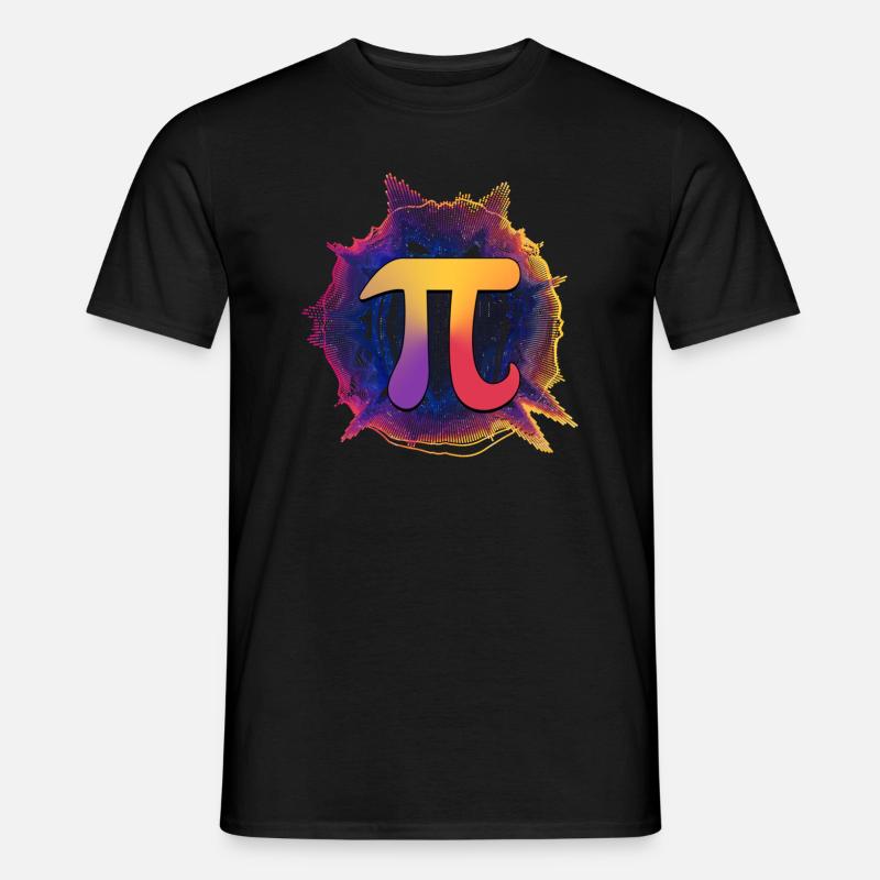Pi Symbol - Männer T-Shirt - Schwarz