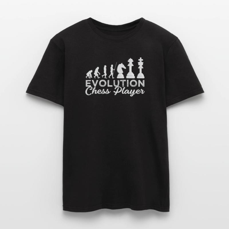 Chess Evolution Chessplayer Idea Gift T-shirt homme
