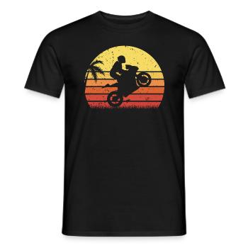 Motocyclistes Sunset motocyclistes - T-shirt homme - noir - Devant - AI Model Male 178 light (178cm)