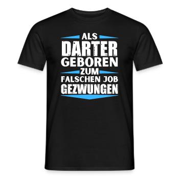 Darter s’est trompé d’emploi - T-shirt homme - noir - Devant - AI Model Male 178 light (178cm)