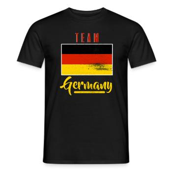 Team Germany Gift Sport Home fier - T-shirt homme - noir - Devant - AI Model Male 178 light (178cm)