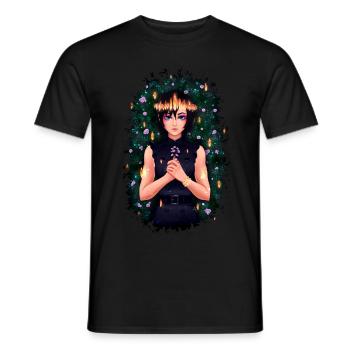 Königreichsherzen - Xion - Männer T-Shirt - Schwarz - Vorne - AI Model Male 178 light (178cm)