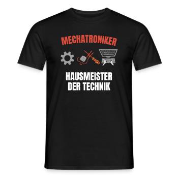 Mechatroniker Spruch für die Ausbildung 2022 - Männer T-Shirt - Schwarz - Vorne - AI Model Male 178 light (178cm)