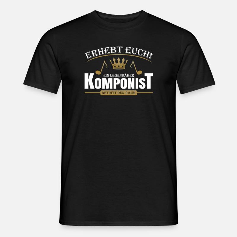 Komponist - Männer T-Shirt - Schwarz