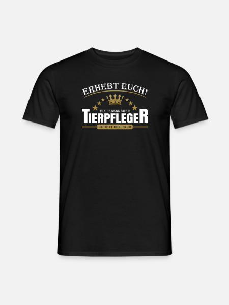 Tierpfleger - Männer T-Shirt - Schwarz