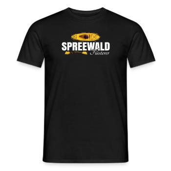 Spreewald Flüsterer - Männer T-Shirt - Schwarz - Vorne - AI Model Male 178 light (178cm)