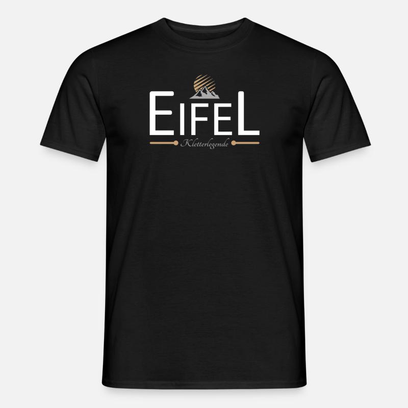 Eifel Klettern - Männer T-Shirt - Schwarz