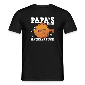 Papas Angelfreund - Männer T-Shirt - Schwarz - Vorne - AI Model Male 178 light (178cm)