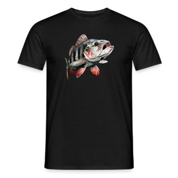 Perche - T-shirt homme - noir - Devant - AI Model Male 178 light (178cm)