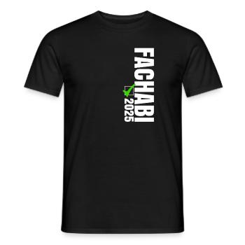 Fachabi Bestanden 2025 - Männer T-Shirt - Schwarz - Vorne - AI Model Male 178 light (178cm)