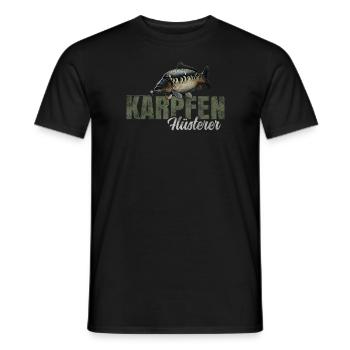 Karpfen Flüsterer - Männer T-Shirt - Schwarz - Vorne - AI Model Male 178 light (178cm)