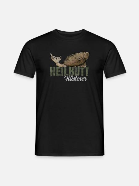 Heilbutt Flüsterer - Männer T-Shirt - Schwarz