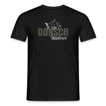 Dorsch Flüsterer - Männer T-Shirt - Schwarz - Vorne - AI Model Male 178 light (178cm)