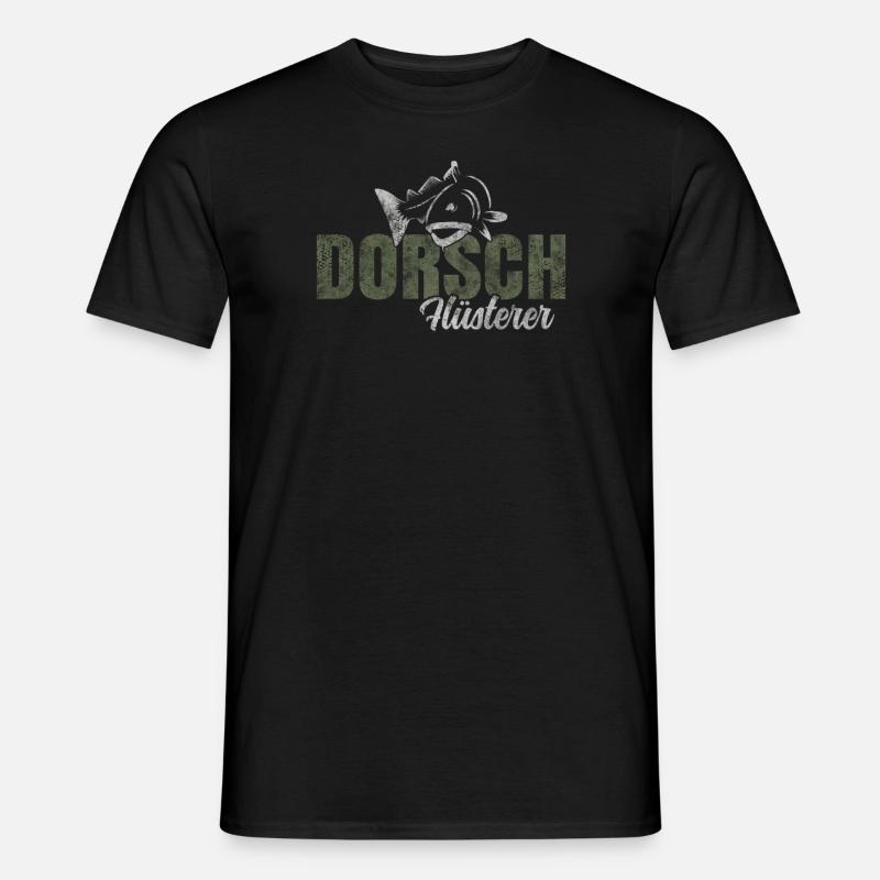 Dorsch Flüsterer - Männer T-Shirt - Schwarz