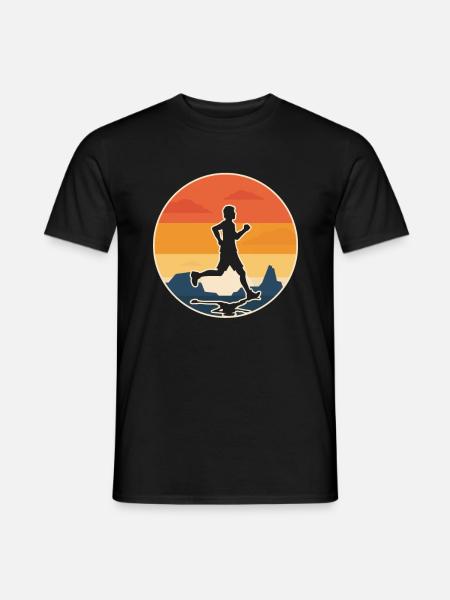 COURSE A PIED passion running idée cadeau original - T-shirt homme - noir