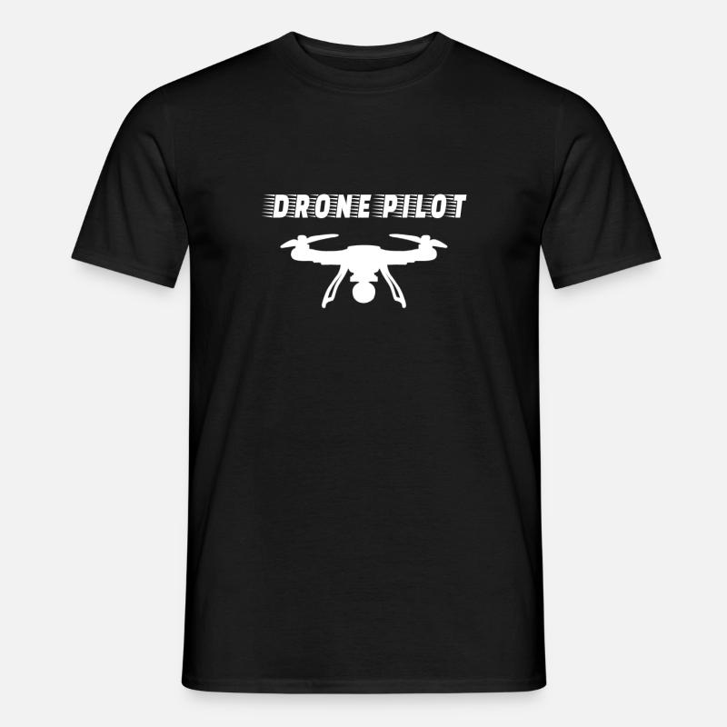 DRONE: Drone Pilot - Men’s T-shirt - black